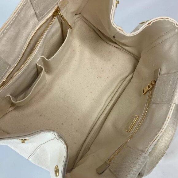 PRADA Logo Plate Canapa CANAPA Hand Bag - Picture 11 of 15